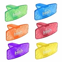 Fresh Products Eco Bowl Clip 2.0 Air Freshener, Sample Pack (Box of 6)
