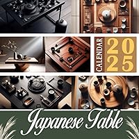 Japanese Table Calendar 2025: 365 days From Jan to Dec 2025, with 12 Photography for Adults| Perfect for Furrniture Lover to Planning and Organizing