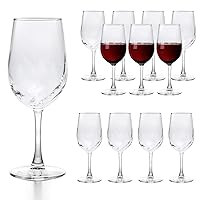 Wine Glasses,11oz Crystal Wine Glasses,for Red or White Wine, High-end Banquet, Party, Bar, Wedding, Gift (12 pcs)