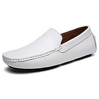 Mens Casual Loafer Slip-on Moccasin Boat Shoes Flat Driving Shoes