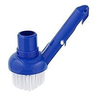 Swimming Pool Corner Vacuum Brush with Adjustable Vacuum Ring - Connects to Standard 1-1/2