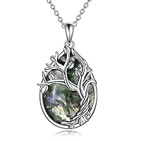 POPLYKE Tree of Life Necklace for Women 925 Sterling Silver Family Tree Pendant Jewelry Birthday Gifts
