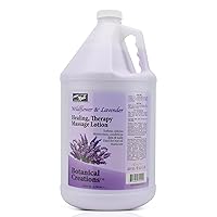 PRONAIL - Healing Therapy Massage Lotion - Professional Pedicure, Body and Hot Oil Manicure, Infused with Natural Oils, Vitamins, Panthenol and Amino Acids (Lavender, 1 Gallon)