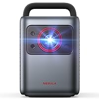 Outdoor Projector, Anker NEBULA Cosmos Laser 4K Projector, 2400 ISO Lumens, Android TV 10.0 with Dongle, Autofocus, Auto Keystone Correction, Screen Fit, Home Theater Projector with Wi-Fi & Bluetooth