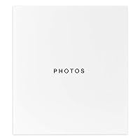 Kiera Grace 400-Pocket Jocelyn Simple & Classic Photo Album For Home & Office With CD Storage Pocket, 13.19”L x 12.01