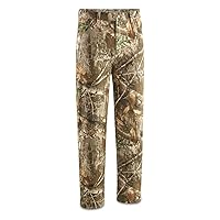 Guide Gear Men's Camo Hunting Pants Insulated, Camouflage Lined Jeans Relaxed Fit