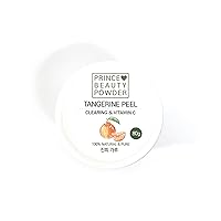 Prince Natural Beauty Powder for facial mask with 100% Cotton Facial Gauze Mask 10 sheets (Tangerine Peel 진피 2.8oz)