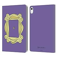 Officially Licensed Friends TV Show Peephole Frame Iconic Leather Book Wallet Case Cover Compatible with Apple iPad 10.9 (2022)