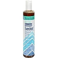Home Health Everclean Anti-Dandruff Shampoo Unscented - 1.8% Salicylic Acid, 8 fl oz - Relieves Itching & Scalp-Flaking, Gentle & Moisturizing For Fresh, Healthy Hair - Paraben-Free, Vegan