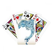 Blue Ocean Dolphin Illustrate Poker Playing Magic Card Fun Board Game