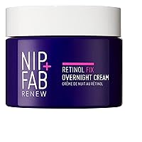 Nip+Fab Retinol Fix 3% Overnight Cream | Advanced Youth-Boosting Formula for Renewed Skin and Fine Line Reduction | Encapsulated Pure Retinol | Anti-Ageing, Regeneration | Sebum Regulation