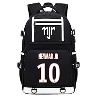 Neymar Casual Daypack with USB Charging Port-Classic Laptop Knapsack Waterproof Travel Backpack
