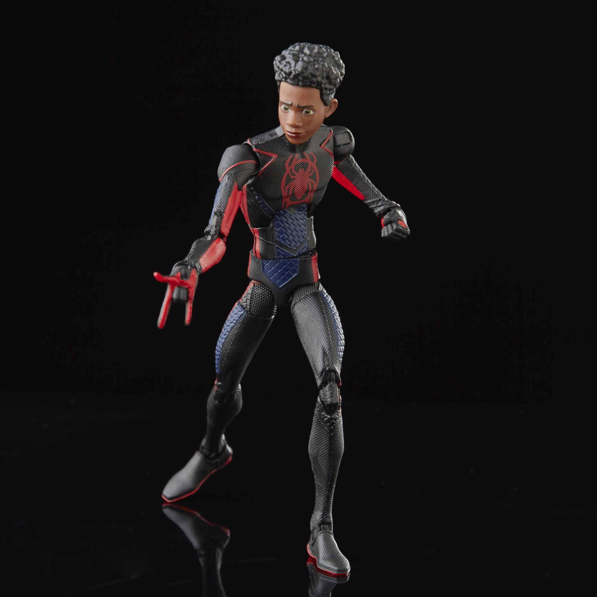 Spider-Man Marvel Legends Series Across The Spider-Verse Miles Morales 6-inch Action Figure Toy, 3 Accessories