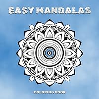 Large Print Bold and Easy Mandala Coloring Book: 50 Large Print Mandalas
