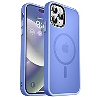 MOCCA Strong Magnetic for iPhone 14 Pro Max Case [Compatible with Magsafe] [10FT Military Grade Protective] Translucent Matte Slim Shockproof Case for iPhone 14 Pro Max 6.7