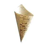 210BBCOB13 - Bamboo Leaf Cone (Case of 1000), Bamboo Serving Cone - 100% Natural & Biodegradable - Disposable Bamboo Cone - Appetizer Holder Supplies (5.1