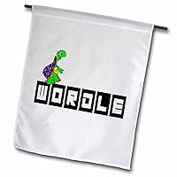 3dRose Cute Funny Wordle Online Word Game Text with Turtle Pun - Flags (fl_355808_1)