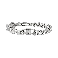 A|X ARMANI EXCHANGE Men's Stainless Steel Chain Bracelet (Model: AXG0114040)
