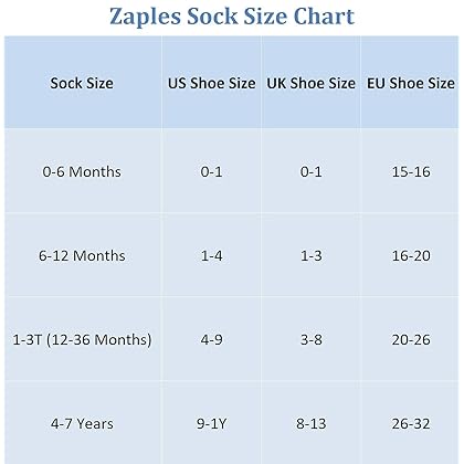 Zaples Baby Non Slip Grip Ankle Socks with Non Skid Soles for Infants Toddlers Kids Boys Girls