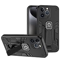 Phone Protective Case Case Compatible with iPhone 13 Pro with Built-in Kickstand Case Military Grade Drop Proof Duty Full Body Protective Case TPU Rubber and Hard PC Phone Case Cover Phone Cases ( Col