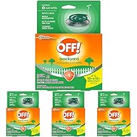 Backyard Mosquito Repellent Coil Refills, Perfect for Outdoor Patios Country Fresh Scent, 6 Count (Pack of 4)