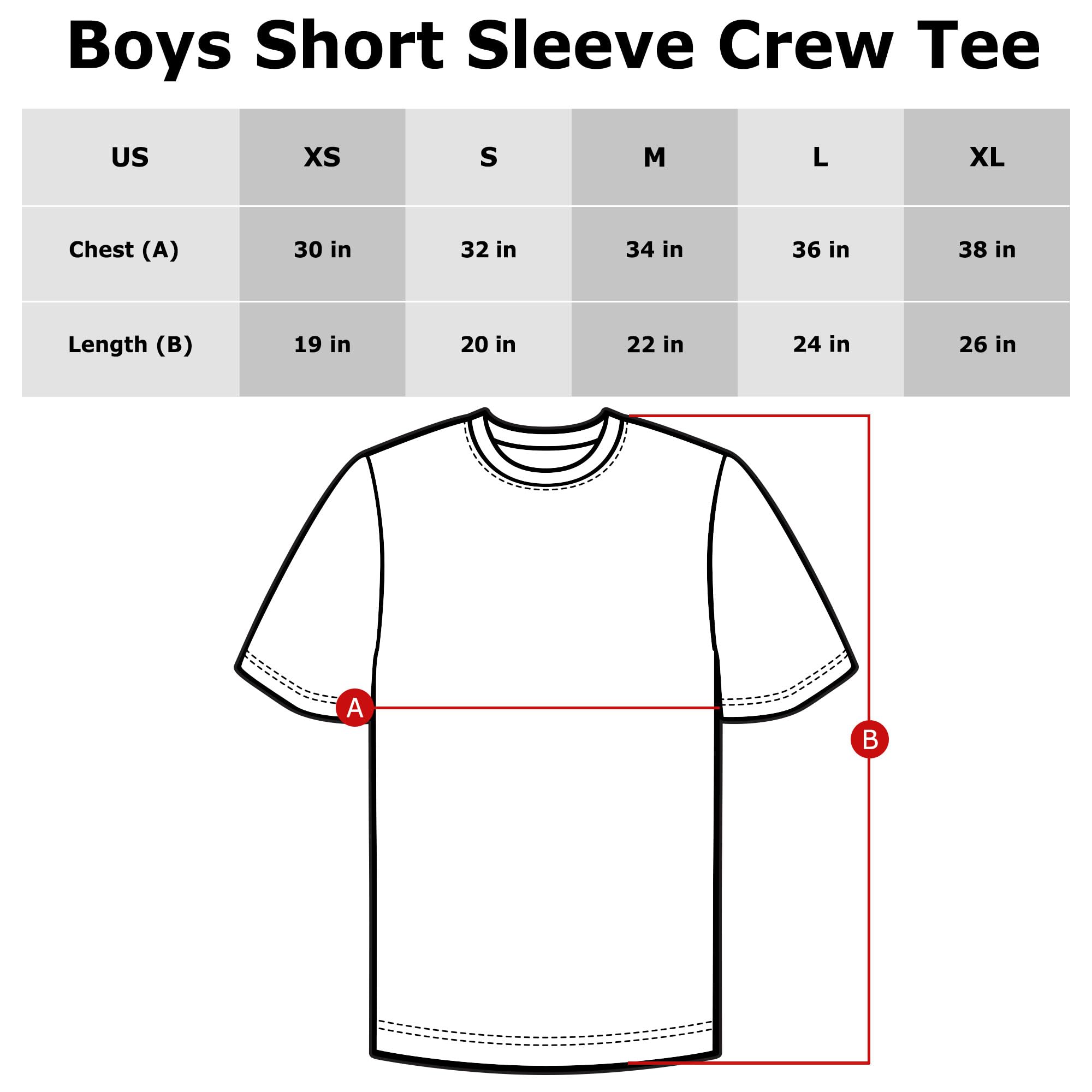 Pokemon Kids Poke Charizard Highlight Boys Short Sleeve Tee Shirt
