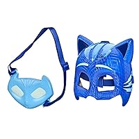 PJ Masks Catboy Deluxe Mask Set, Preschool Superhero Dress-Up Toy with Light-up Mask and Catboy Amulet Accessory for Kids Ages 3 and Up