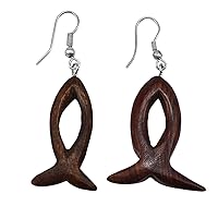 Silvesto India Wooden Boho Jewelry Eco-Friendly 925 Silver Plated Handmade Jewelry Manufacturer Minimalist Earring