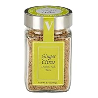 Ginger Citrus Seasoning (5.7 oz. Jar) blends the warm, pungent flavor of ginger and the tart bright taste of orange and lemon for a delicious taste experience that's a perfect complement to chicken, fish or pasta.