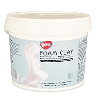 Air Dry Clay - White, 1.1lb Soft Foam Modeling Magic Clay, Ultra Light Clay  DIY Creative Molding Clay for Preschool Education Arts & Crafts(1.1lb - 1