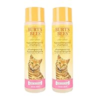 Cat Hypoallergenic Shampoo With Shea Butter & Honey | Moisturizing & Nourishing Cat Shampoo | Cruelty, Sulfate & Paraben Free, pH Balanced for Cats - Made in USA, 10 Oz - 2 Pack