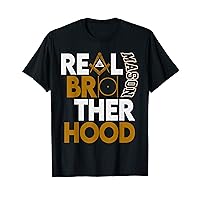 Mason Real Brotherhood The Point Within A Circle Freemasons T-Shirt