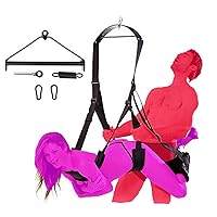 Sex Swivel Swing for Couple Ceiling 360 Degree Spinning Sex Furniture Bedroom Swing with Seat Sex Resistant Set Ties Down Sex Swing with Strong Stainless Steel Tripod Spring Kit Women's Hoodies