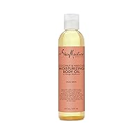 Body Oil, Bath, And Massage For Dull Skin Coconut Oil And Hibiscus For Glowing Skin 8 oz