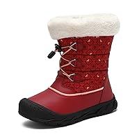 Boys Girls Wnter Snow Boots Warm Outdoor Hiking Shoes Waterproof Anti-slip Boots