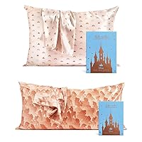 Disney x Kitsch Satin Pillowcase (Standard, Desert Crown) & Satin Pillowcase (King, Princess Party) with Discount