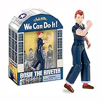 Archie McPhee Rosie The Riveter Action Figure Multi-colored, 8