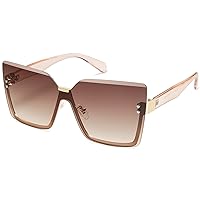 SOJOS Retro Square Oversized Sunglasses Womens 50s 60s Trendy Rimless Luxury Shades SJ1160