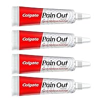 Colgate Pain Out Dental Gel Express Relief From Tooth Pain (40g, Pack of 4, 10g each)