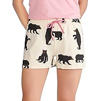 Hatley womens Land Animals Pajama Boxer Shorts