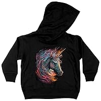 Colorful Unicorn Toddler Hoodie - Cute Presents for Unicorn Lovers - Best Unicorn Presents