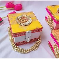 India Gift Hub Iron Gift Box Traditional Wedding Sweet Boxes, Sweet Box, Wedding Favour, Return Gift, Indian Traditional sweet box (10)