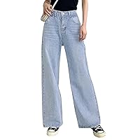 AirZeal Women's Baggy Jeans Wide Leg High Waist Loose Boyfriends Jeans Denim Pants Y2K 90s Jeans