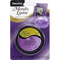DecoArt ML-81-13 Metallic Lustre Wax Finish, 1 oz, Majestic Purple…