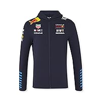Red Bull Racing F1 Men's 2024 Team Full Zip Hooded Sweatshirt