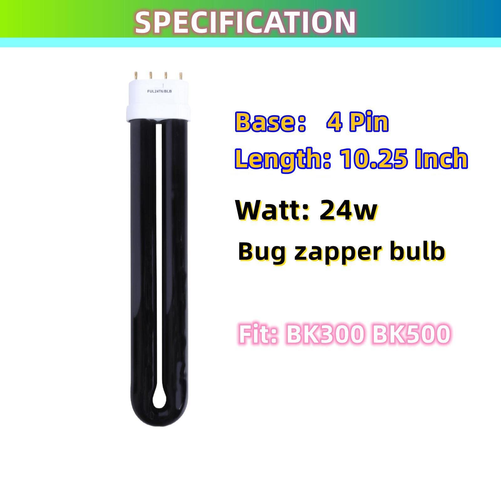 Konideke 10.2 Inch 24 Watt B24B Replacement Bulb for Stinger BK100, BK300, BK310, BK500, BK510 BLB