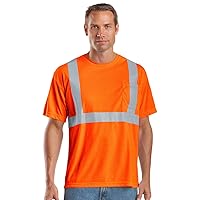 CS401 ANSI Class 2 ty T-Shirt - ty Orange/Reflective - XL
