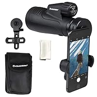 Outland X 10x50 Monocular – Outdoor and Birding Monocular – Fully Multi-Coated Optics and BaK-4 Prisms – Bonus Smartphone Adapter and Bluetooth Remote Included