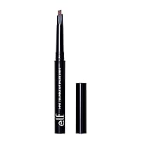 e.l.f. Love Triangle Lip Filler Liner, 2-in-1 Lip Liner Pencil For Sculpting & Filling, Long-Lasting Intense Color, Deep Brown