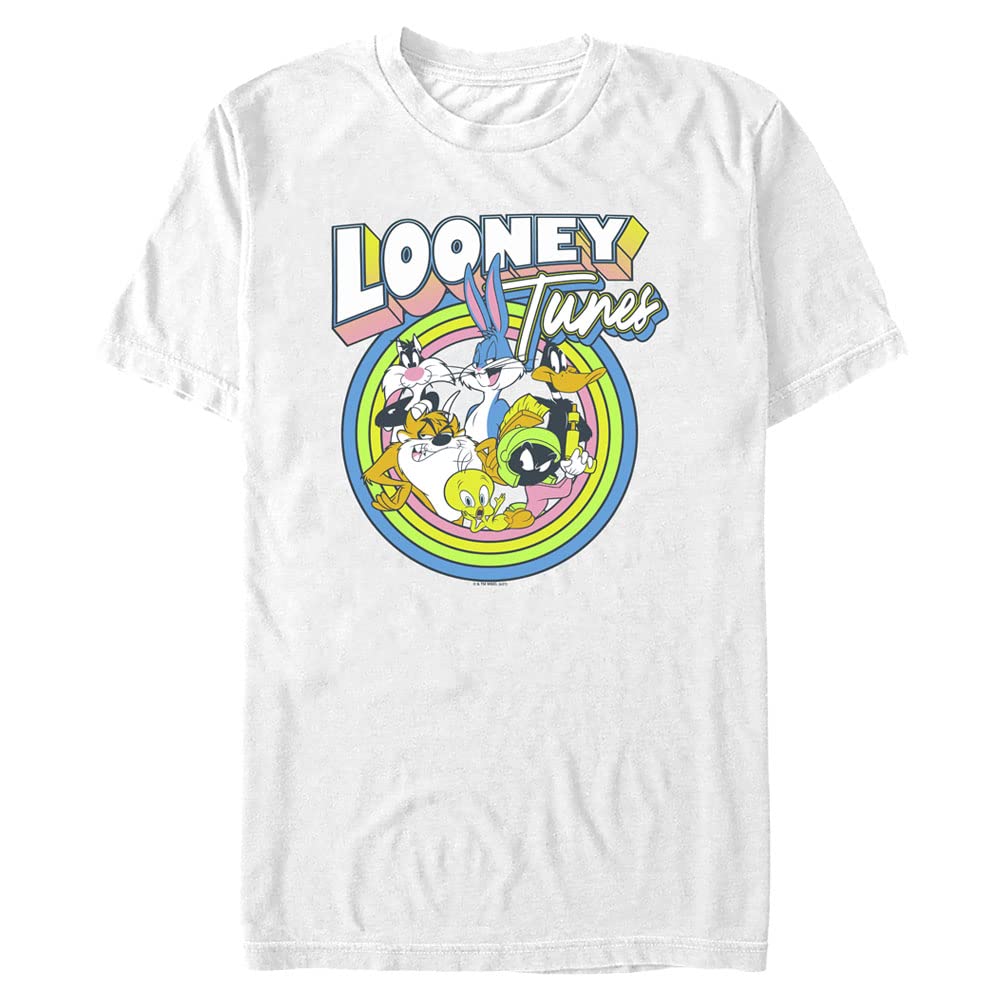 WARNER BROS Looney Tunes Rainbow Main Short Sleeve Tee Shirt